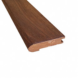 Prefinished Matte Brazilian Chestnut Hardwood 5/8 in thick x2.75 in wide x 78 in Length Stair Nose